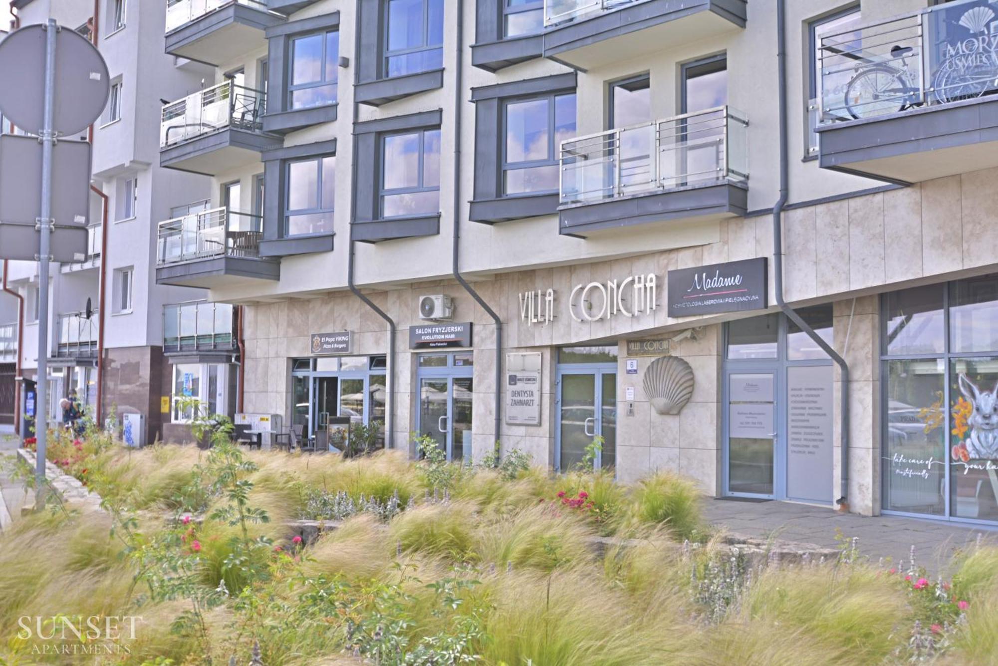 Sunset Apartments - Villa Concha - Parking - Widok Na Port! Świnoujście Exteriör bild